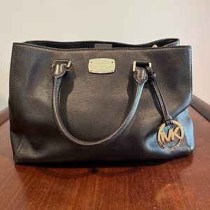 MICHAEL Michael Kors Brown Leather Satchel